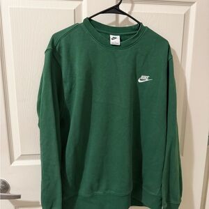 Nike Men's Classic Green Crewneck Sweater